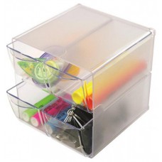 ORGANIZADOR MODULAR CON CUATRO CAJONES DE 16,5X7X7 TRANSPARENTE DEFLECTO 350301 (Espera 4 dias)