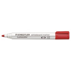 MARCADOR PIZARRA LUMOCOLOR MARKER 351 TRAZO 2MM. ROJO STAEDTLER 351-2 (MIN10) (Espera 4 dias)