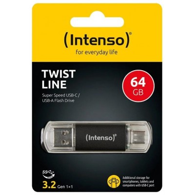 Intenso Twist Line Lápiz USB 3.2  A+C 256Gb
