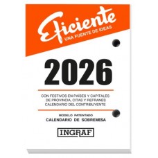 BLOC BUFFET 2026 INGRAF CASTELLANO INGRAF 356408 (Espera 4 dias)