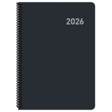 AGENDA 2026 ROMA D/P 15x21 NEGRA CON ESPIRAL CASTELLANO INGRAF 356409 (Espera 4 dias)