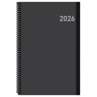 AGENDA 2026 PARIS S/V 15X21 NEGRA CON ESPIRAL CASTELLANO INGRAF 356556 (Espera 4 dias)