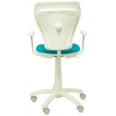 PIQUERAS Y CRESPO Silla juvenil Ministyle blanca micro azul ¡Ultimas unidades!!