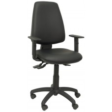 PIQUERAS Y CRESPO Silla Elche S similpiel negro brazos regulables