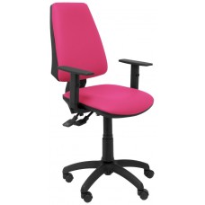 PIQUERAS Y CRESPO Silla Elche S similpiel rosa brazos regulables