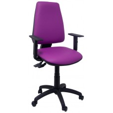 PIQUERAS Y CRESPO Silla Elche S similpiel morado brazos regulables