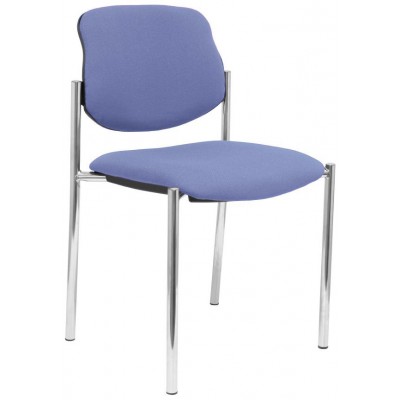 PIQUERAS Y CRESPO NOWY STYL Silla fija Styl bali azul claro chasis cromo