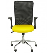 PIQUERAS Y CRESPO Silla Minaya similpiel amarillo