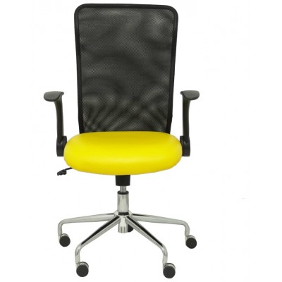 PIQUERAS Y CRESPO Silla Minaya similpiel amarillo