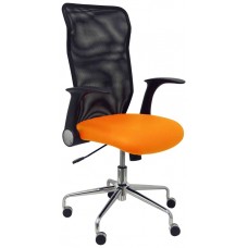 PIQUERAS Y CRESPO Silla Minaya similpiel naranja