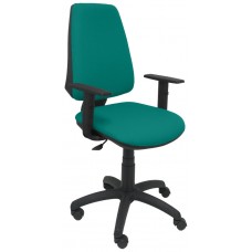 PIQUERAS Y CRESPO Silla Elche CP bali turquesa brazos regulables