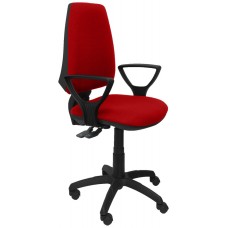 PIQUERAS Y CRESPO Silla Elche S bali color rojo brazos fijos