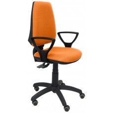 PIQUERAS Y CRESPO Silla Elche S bali naranja brazos fijos ruedas de parque