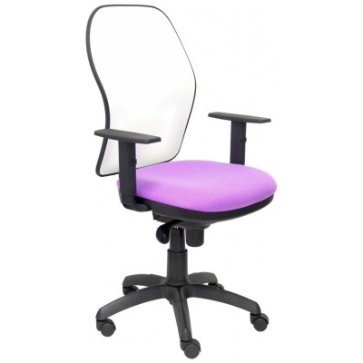 PIQUERAS Y CRESPO Silla Jorquera malla blanca asiento bali lila