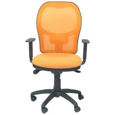 PIQUERAS Y CRESPO Silla Jorquera malla naranja asiento bali naranja