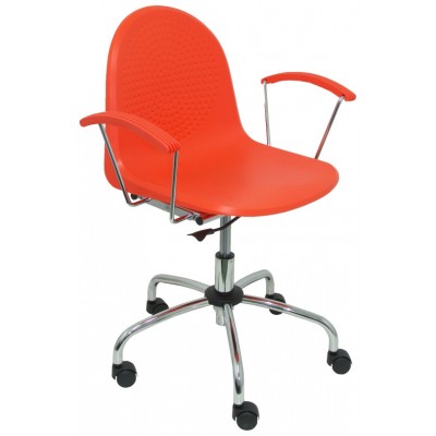PIQUERAS Y CRESPO Silla Ves giratoria color naranja ¡Ultimas unidades!!