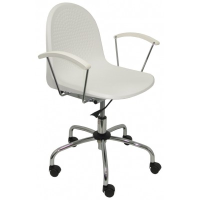 PIQUERAS Y CRESPO Silla  Ves giratoria color blanco ¡Ultimas unidades!!