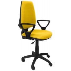 PIQUERAS Y CRESPO Silla Elche CP bali amarillo brazos fijos