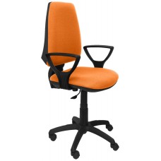 PIQUERAS Y CRESPO Silla Elche CP bali naranja brazos fijos
