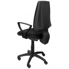 PIQUERAS Y CRESPO Silla Elche CP bali negro brazos fijos