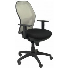 PIQUERAS Y CRESPO Silla Jorquera malla gris asiento bali negro