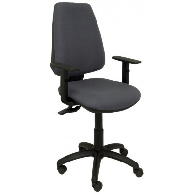 PIQUERAS Y CRESPO Silla Elche S bali color gris oscuro brazos regulables
