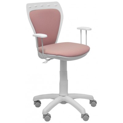 PIQUERAS Y CRESPO NOWY STYL Silla juvenil Ministyle blanca era rosa