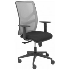 PIQUERAS Y CRESPO Silla Motilla malla gris asiento bali negro brazo regulable