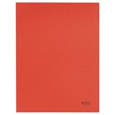 CARPETA CARTON 3 SOLAPAS A4 RECYCLE 100% ROJO LEITZ 39060025 (Espera 4 dias)