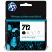 HP DesignJet T200/T600, Cartucho Negro 712xl