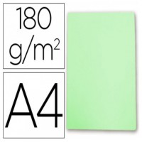 SUBCARPETA SIMPLES PASTEL 180 GRS A4 COLOR VERDE GIO 400040509 (MIN50) (Espera 4 dias)