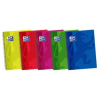 CUADERNO TAPA PLASTICO 4º 80 HOJAS 4X4 COLORES SURTIDOS OXFORD 400044180 (MIN5) (Espera 4 dias)