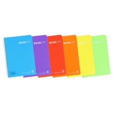 ENRI Plus cuaderno y block 80 hojas Colores surtidos (MIN5) (Espera 4 dias)