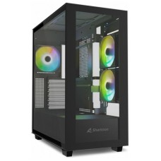 CAJA SHARKOON REBEL C60 ATX 2VENTX120MM 2XUSB3 SIN FUENTE NEGRO