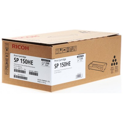 RICOH Toner negro larga duracion AIO SP150HE RICOH Toner negro larga duracion AIO SP150HE