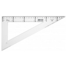 CARTABON TRANSPARENTE EN PLASTICO INYECTADO GRADUADO Y BISELADO 30 CM. FAIBO 41330 (Espera 4 dias)