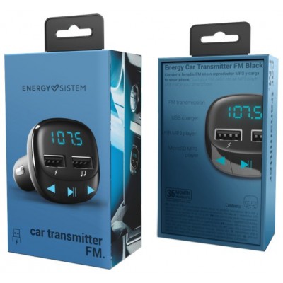 Energy sistem Car Transmitter FM Black (microSD)