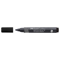 MARCADOR MULTIMARK WINNER 23 NEGRO PUNTA C&Oacute;NICA Y SIN CLIP FABER CASTELL 453397 (MIN12) (Espera 4 dias)