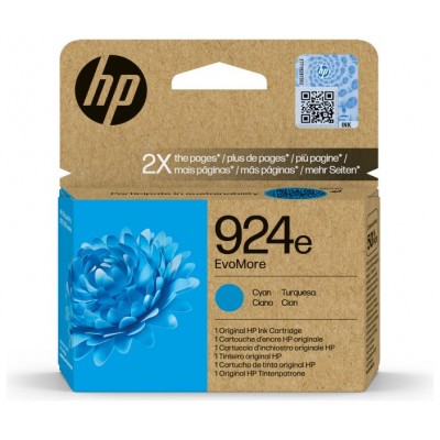 HP Cartucho de Tinta Original EvoMore 924e cian (Espera 4 dias)