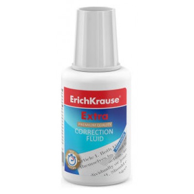 BOTE CORRECTOR LIQUIDO CON PINCEL 20 GR ERICH KRAUSE 5. (MIN10) (Espera 4 dias)