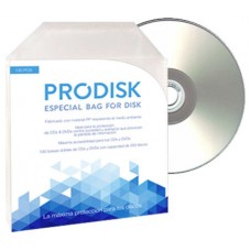 Sobres Plastico CD DVD (Pack 100unds) Prodisk (Espera 2 dias)