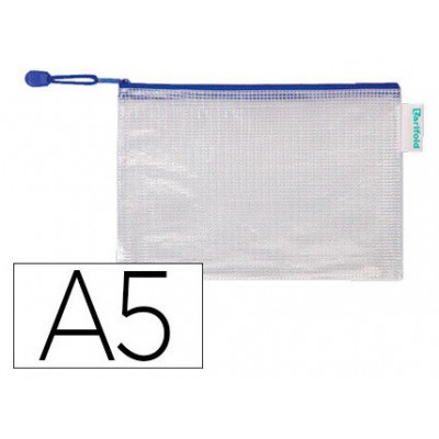 PACK DE 8 BOLSAS ZIPPER MULTIUSOS PVC - CON CIERRE CREMALLERA A5 COLOR AZUL TARIFOLD 509021 (Espera 4 dias) PACK DE 8 BOLSAS ZIPPER MULTIUSOS PVC - CON CIERRE CREMALLERA A5 COLOR AZUL TARIFOLD 509021 (Espera 4 dias)