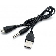 Cable USB - Jack 3.5mm - Micro USB 50cm (Joybox) (Espera 2 dias)