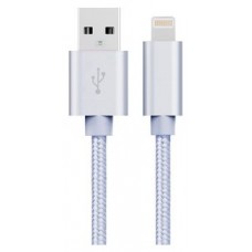 Cable USB a Lightning 8 Pines (Carga y Transferencia) Metal Plata 1m Biwond (Espera 2 dias)