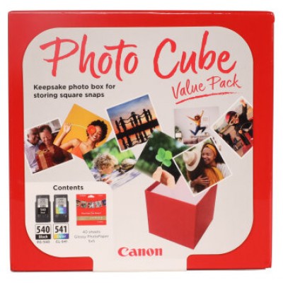 CANON Pack 2 PG540/CL541 Photo Cube Value Pack +40h. Photo Paper PP-201