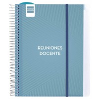 LIBRETA REUNIONES DOCENTE 1/4 ESPAÑOL FINOCAM 5340800 ATEMPORAL (Espera 4 dias)