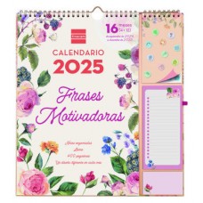 CALENDARIO 16 MESES SEPTIEMBRE 2024-DICIEMBRE 2025 PLUS-340X380 MES VISTA FRASES MOTIVACIONALES FINOCAM 540220225 (Espera 4 dias)