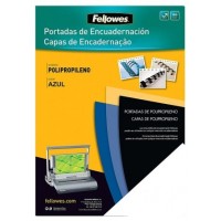 PACK 100 PORTADAS POLIPROPILENO A4 500 MICRAS AZUL FELLOWES 54771 (Espera 4 dias)