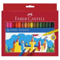 ESTUCHE CARTÓN 36 ROTULADORES ESCOLARES FABER CASTELL 554203 (Espera 4 dias)