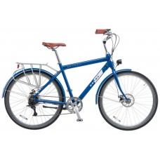 Bicicleta Eléctrica E-City 250W Azul (Espera 2 dias)